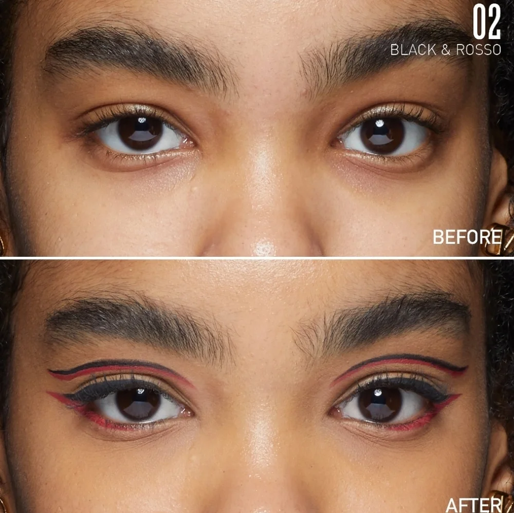 ValentinoTwin Liner Gel and Liquid Eyeliner No 2 NIB